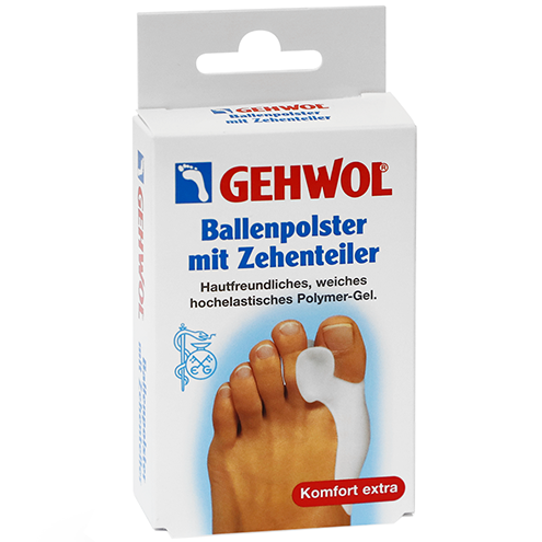 Гель-корректор с накладкой на большой палец - Gehwol (Геволь) Ballenpolster mit Zehenteiler