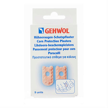 Мозольный пластырь 9 шт - Gehwol (Геволь) Huhneraugen-Pflaster