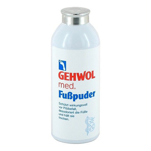 Геволь Пудра для решения проблемы влажных ног - Gehwol Med Foot Powder (Fußpuder)